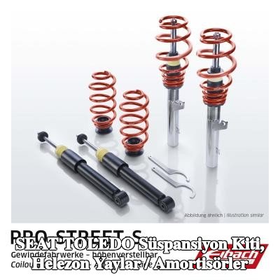 EIBACH Süspansiyon kiti, helezon yaylar / amortisörler Pro-Street-S — SEAT Toledo