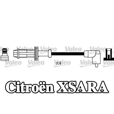 VALEO مجموعة أسلاك الإشعال من السيليكون, 300mm — Citroën Xsara