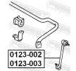 FEBEST Ön aks sol anti-roll bar bağlantısı — 1990 Toyota Estima Emina / Lucida (2)