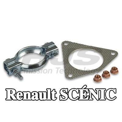 HJS مجموعة تركيب المحول الحفاز — 2002 Renault Scénic