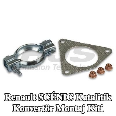 HJS Katalitik konvertör montaj kiti — 2000 Renault Scénic