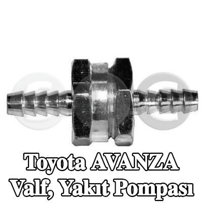 STC Valf, yakıt pompası — Toyota Avanza