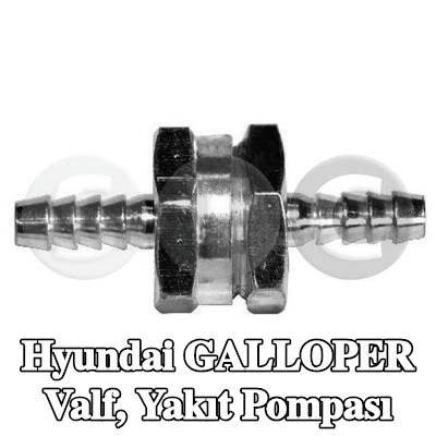 STC Valf, yakıt pompası — Hyundai Galloper