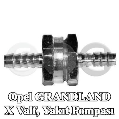STC Valf, yakıt pompası — Opel Grandland X