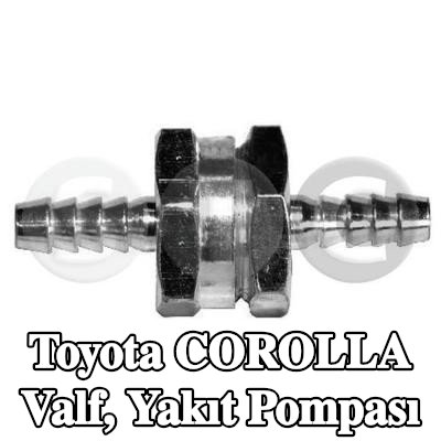 STC Valf, yakıt pompası — Toyota Corolla