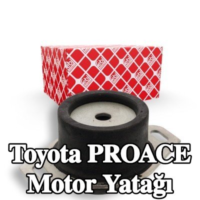 FEBI BILSTEIN Motor yatağı, sol, Elastomer — 2014 Toyota Proace