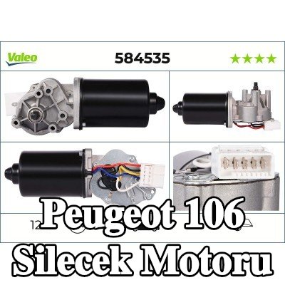 VALEO Silecek motoru Ön, 12V — Peugeot 106