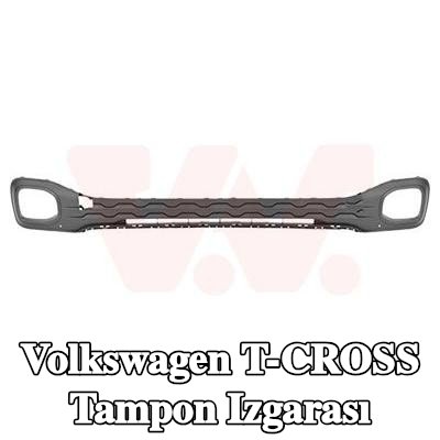 VAN WEZEL Çamurluk ızgarası Ön, trim/koruyucu şerit için delikler olmadan — Volkswagen T-cross
