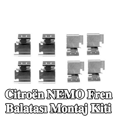 BOSCH Fren balatası montaj kiti — Citroën Nemo
