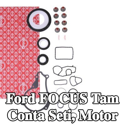 ELRING Tam Conta Seti, krank mili contalı motor, valf gövdesi contalı, silindir kafası contası olmadan, valf kapağı contası olmadan, egzoz manifoldu contası/contaları olmadan — 2016 Ford Focus