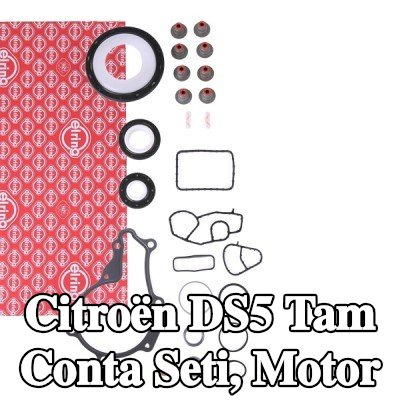 ELRING Tam Conta Seti, krank mili contalı motor, valf gövdesi contalı, silindir kafası contası olmadan, valf kapağı contası olmadan, egzoz manifoldu contası/contaları olmadan — Citroën Ds5