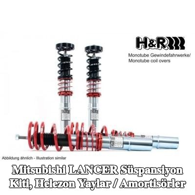 H&R Süspansiyon kiti, helezon yaylar / amortisörler — Mitsubishi Lancer