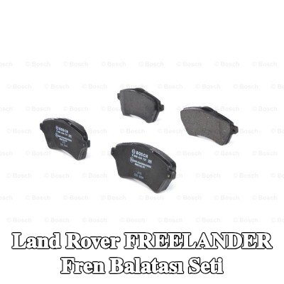 BOSCH Fren balatası seti 17, 8mm, gıcırtı önleyici plaka ile — 2000 Land Rover Freelander