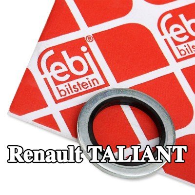 FEBI BILSTEIN حشية سدادة حوض الزيت من المطاط الصناعي, Inner Diameter: 17mm — Renault Taliant