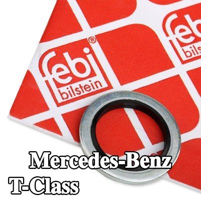 FEBI BILSTEIN حشية سدادة حوض الزيت من المطاط الصناعي, Inner Diameter: 17mm — Mercedes-Benz T-Class