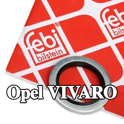 FEBI BILSTEIN حشية سدادة حوض الزيت من المطاط الصناعي, Inner Diameter: 17mm — 2002 Opel Vivaro