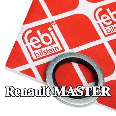 FEBI BILSTEIN حشية سدادة حوض الزيت من المطاط الصناعي, Inner Diameter: 17mm — Renault Master