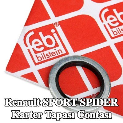 FEBI BILSTEIN Karter tapası rondelası Elastomer, Inner Diameter: 17mm — Renault Sport Spider