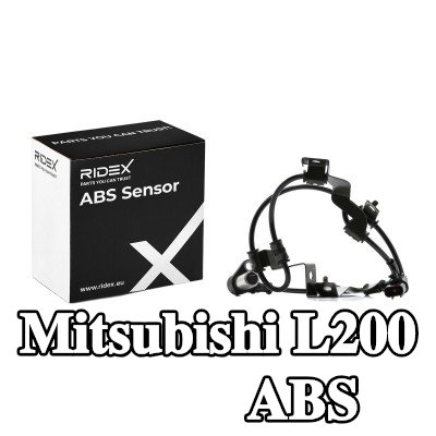 RIDEX مستشعر ABS للمحور الأمامي الأيسر, مع كابل — 2002 Mitsubishi L200