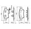 BOSCH Fren balatası seti 20, 1mm, gıcırtı önleyici plaka ile, montaj kılavuzu ile, piston klipsli — 2003 Audi A8 (4)