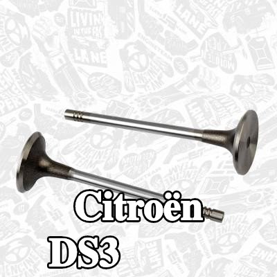 ET ENGINETEAM صمام السحب جانب السحب, صمام مطلي بالكروم, صمام مغطى بطبقة ستيلت — 2009 Citroën Ds3