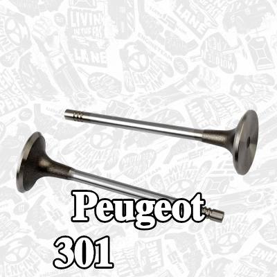 ET ENGINETEAM صمام السحب جانب السحب, صمام مطلي بالكروم, صمام مغطى بطبقة ستيلت — Peugeot 301