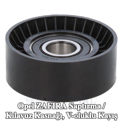OPTIMAL Saptırma / kılavuz kasnağı, V-ribbed belt Outer Diameter: 65mm, tutucu olmadan — Opel Zafira