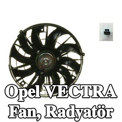 MAHLE Fan, radyatör 293mm — 1990 Opel Vectra