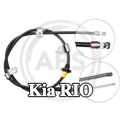 A.B.S. كابل فرامل اليد 1584mm — 2000 Kia Rio