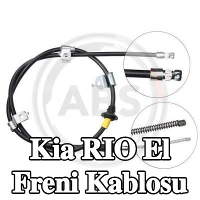 A.B.S. El freni kablosu 1584mm — 2002 Kia Rio