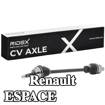 RIDEX عمود الإدارة المحور الأمامي كلا الجانبين, يسار, يمين, 713mm — 1995 Renault Espace