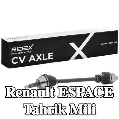 RIDEX Tahrik mili Ön aks her iki taraf, Sol, Sağ, 713mm — 1995 Renault Espace