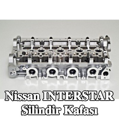AMC Valf kılavuzları ile silindir kafası, valf yuvaları ile, eksantrik mili (ler), valf yayları olmadan, valfsız — Nissan Interstar