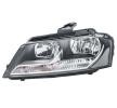 HELLA Far Sol, H7/H7, PS19W, PSY24W, W5W, ampullü, far seviyeleme motorlu, Gösterge Rengi: şeffaf — 2011 Audi A3 (7)