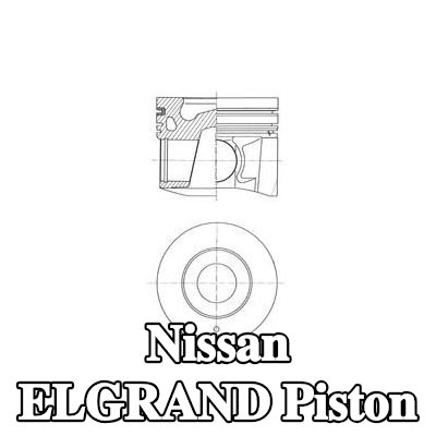 KOLBENSCHMIDT Piston — 2002 Nissan Elgrand