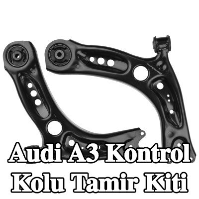 RIDEX Kontrol kolu tamir kiti Ön Aks, Sol Ön Aks, Ön Aks Sağ, lastik yatağı ile, rotil olmadan — Audi A3