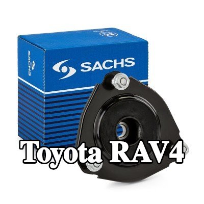 SACHS حامل الدعامة العلوية للمحور الأمامي الأيسر, المحور الأمامي الأيمن, مع محمل كروي مدمج — 2000 Toyota Rav4