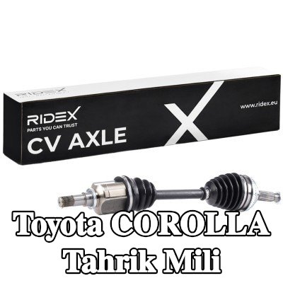 RIDEX Tahrik mili Ön Aks Sol, 605.6mm — 1992 Toyota Corolla