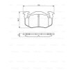 BOSCH Fren balatası seti 10mm, montaj kılavuzu ile — Peugeot 306 (3)