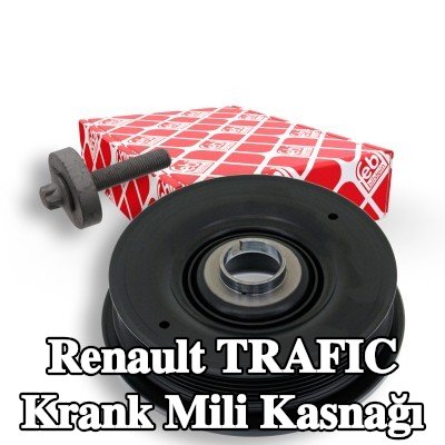 FEBI BILSTEIN Vidalı krank mili kasnağı, OE Turbo YENİ — 2002 Renault Trafic
