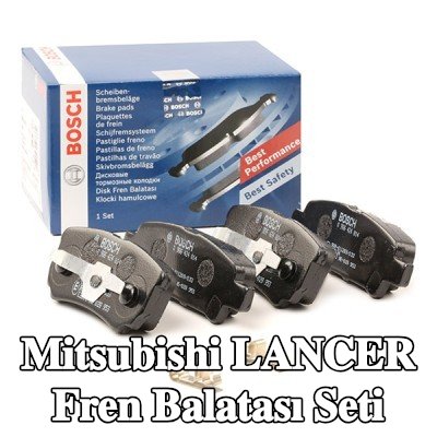BOSCH Fren balatası seti 15, 5mm, piston klipsli — 2002 Mitsubishi Lancer