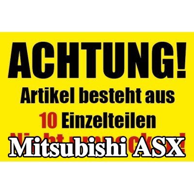 METZGER واقي حراري، نظام الحقن — Mitsubishi Asx