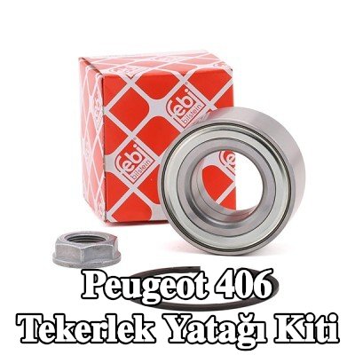 FEBI BILSTEIN Aks somunu ile tekerlek yatağı kiti — Peugeot 406