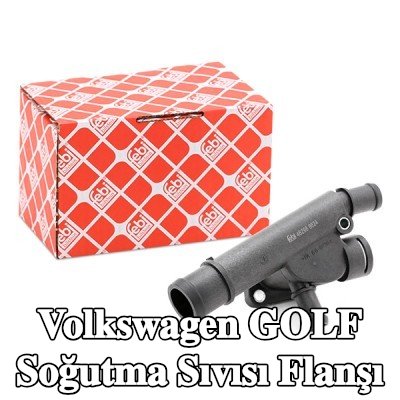 FEBI BILSTEIN Conta/sızdırmazlık elemanı ile birlikte soğutma suyu flanşı — 2003 Volkswagen Golf