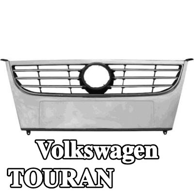 VAN WEZEL شبكة المبرد المطلية بالكروم — 2003 Volkswagen Touran