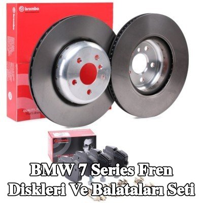 BREMBO Fren diskleri ve balataları seti Prime, Alüminyum Fren Diski Göbeği, içten havalandırmalı, iki parçalı fren diski — BMW 7 Series