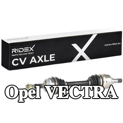 RIDEX عمود الدفع المحور الأمامي الأيسر, 592mm — 1995 Opel Vectra