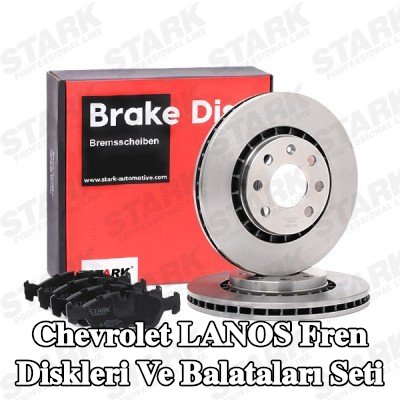 STARK Fren diskleri ve balataları seti Ön Aks, Havalandırmalı — 2005 Chevrolet Lanos