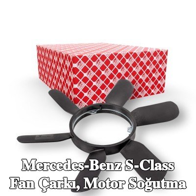 FEBI BILSTEIN Fan çarkı, motor soğutma — Mercedes-Benz S-Class