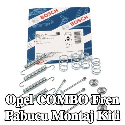 BOSCH Fren pabucu montaj kiti — Opel Combo
